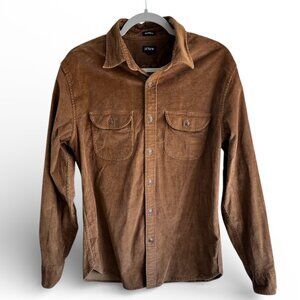 J. Crew Factory Men’s Classic Corduroy Workshirt Dark Acorn - Size Medium